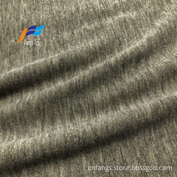 Lurex Nylon Knitted Polyester Spandex Shiny Lycra Fabric